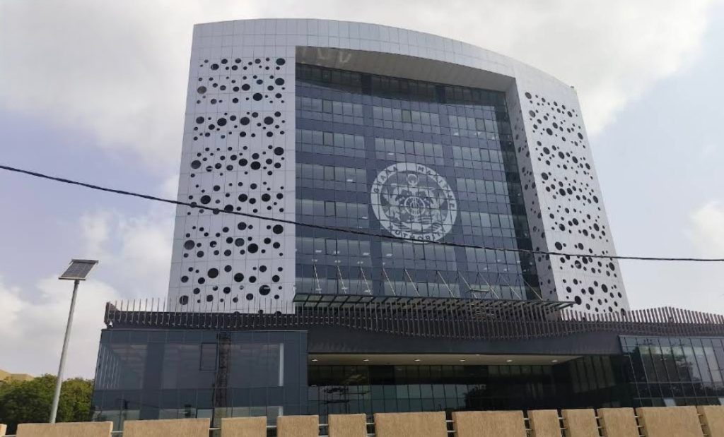 The new Ghana Maritime Authority Building in Accra